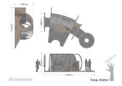 A4 Hoop shelter dimensions (2015)